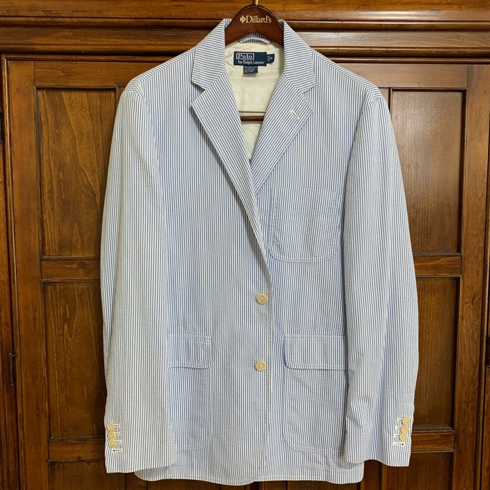 Polo by Ralph Lauren Seersucker Sport Coat (M)